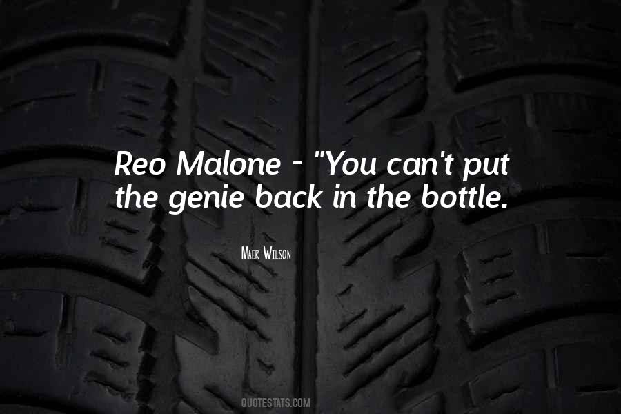 Quotes About Genie In A Bottle #615833