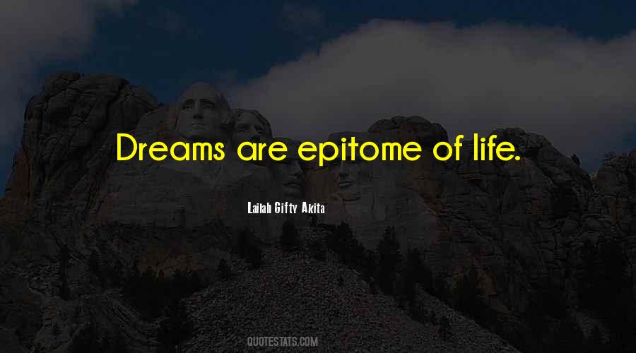 Quotes About Life Dreams #2720