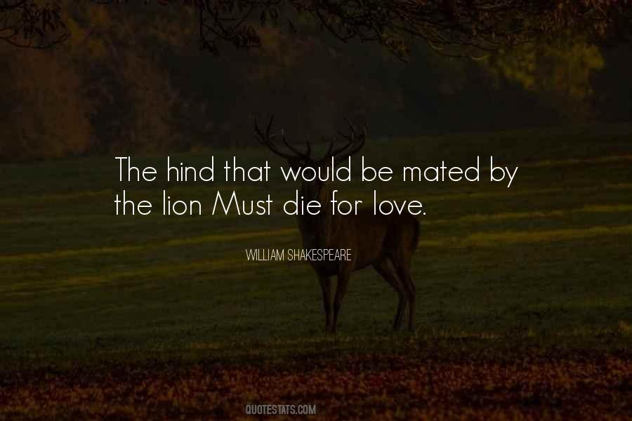 Quotes About Lion Love #628202