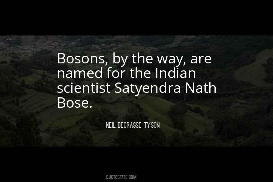 Bose's Quotes #1640729