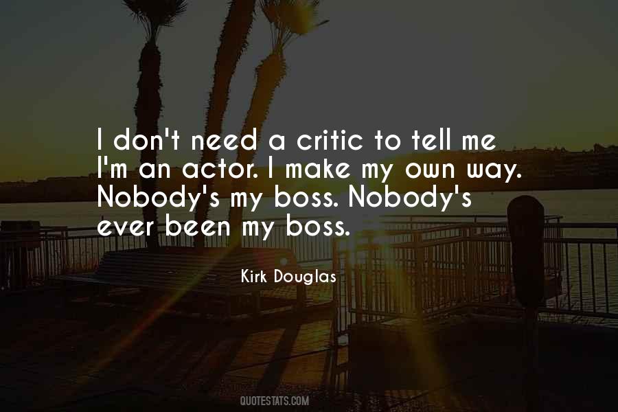 Boss's Quotes #509313