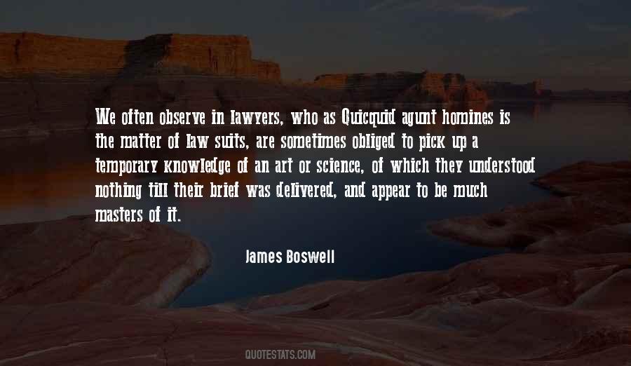 Boswell's Quotes #845526