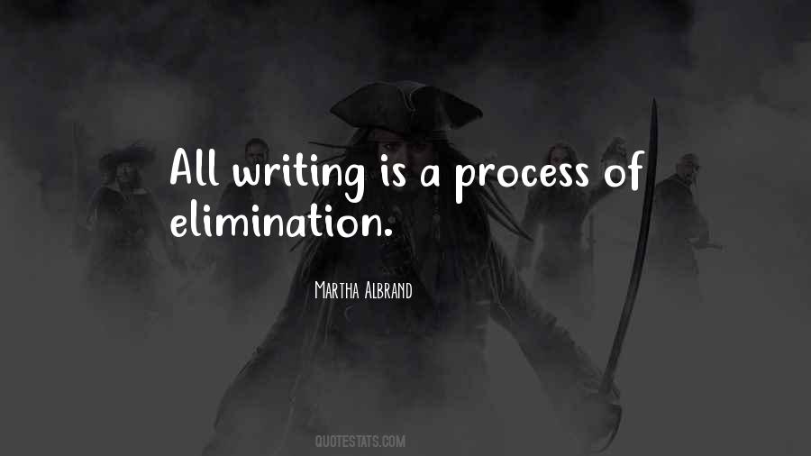 Quotes About Process Of Elimination #426130