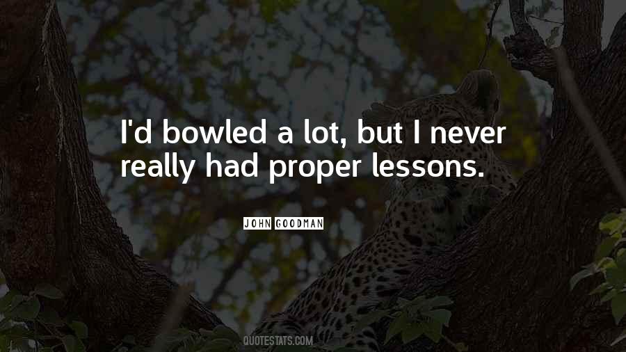 Bowled Quotes #1044191