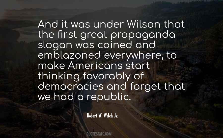 Quotes About Wilson #1381811