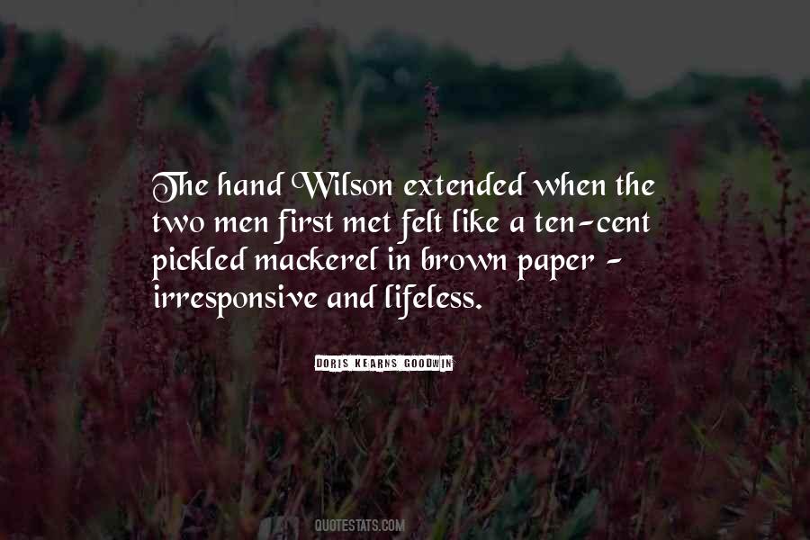 Quotes About Wilson #1725629