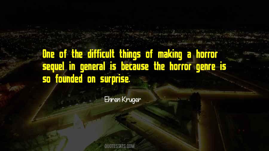 Quotes About The Horror Genre #854088