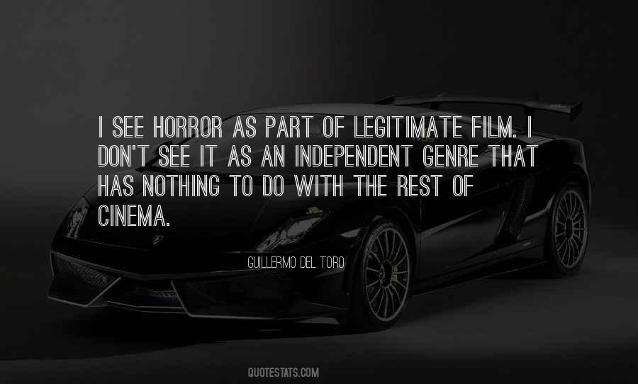 Quotes About The Horror Genre #876643