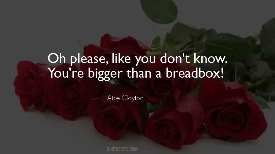 Breadbox Quotes #41766