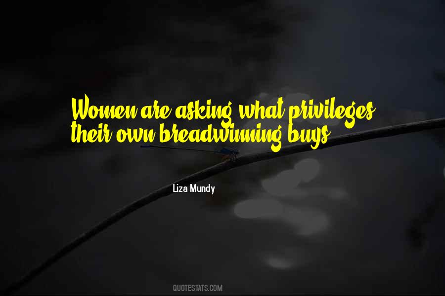 Breadwinning Quotes #1457637