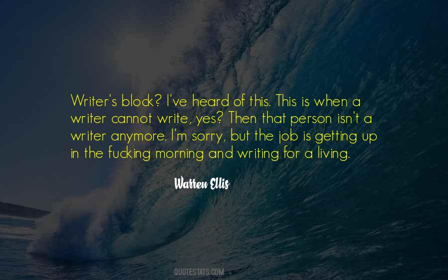 Quotes About Writing Block #588642