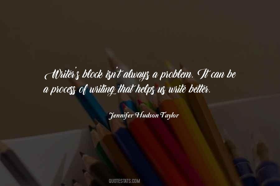 Quotes About Writing Block #75239