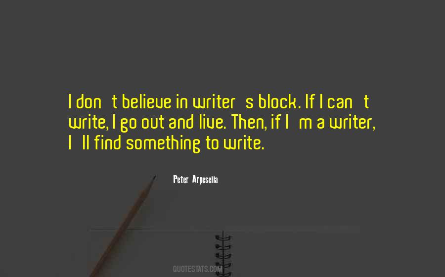 Quotes About Writing Block #75292