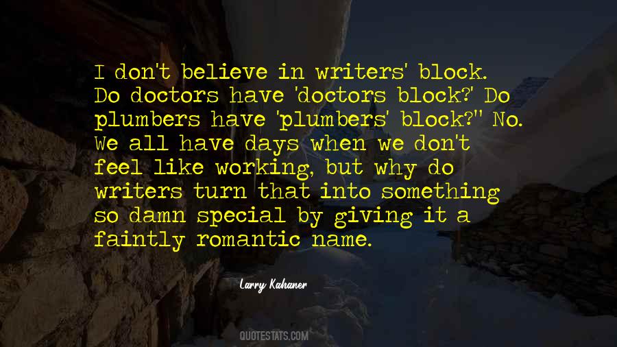 Quotes About Writing Block #879044