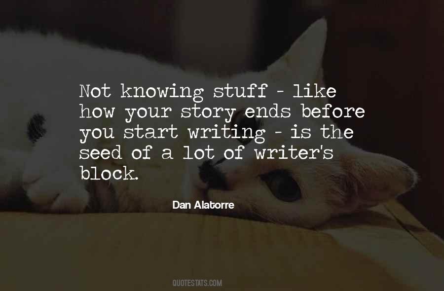 Quotes About Writing Block #983493