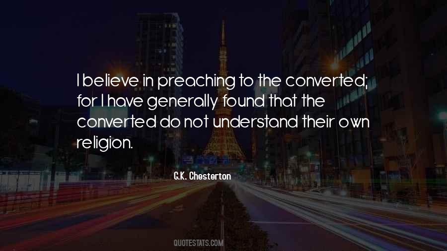 Quotes About Preaching Religion #253555