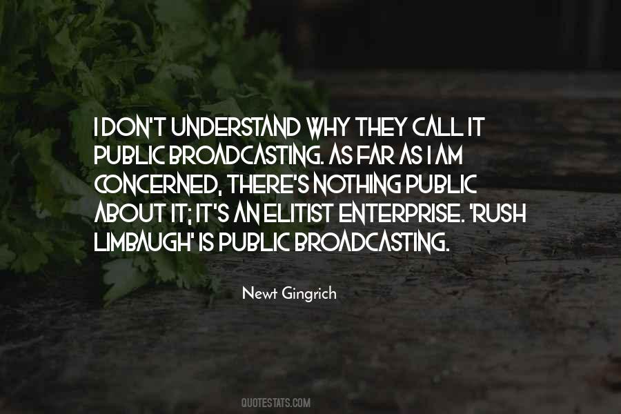 Broadcasting's Quotes #220266