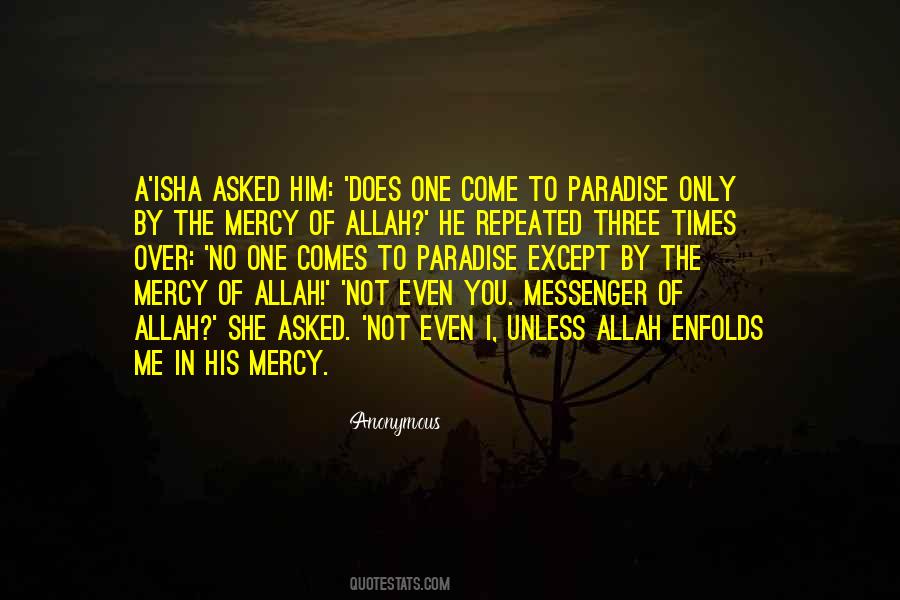 Quotes About Mercy Of Allah #1363470