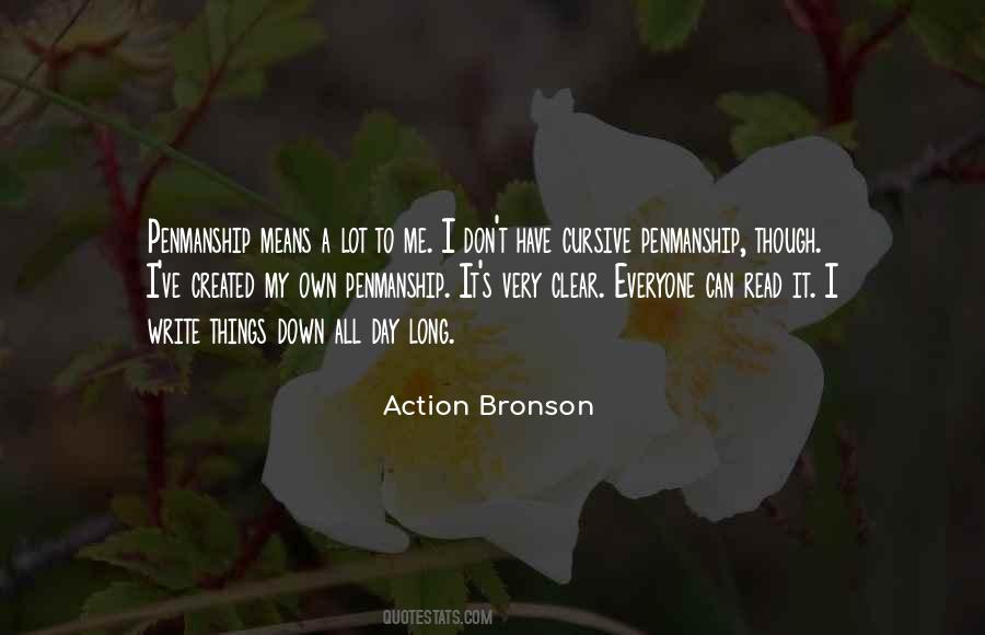 Bronson's Quotes #988387