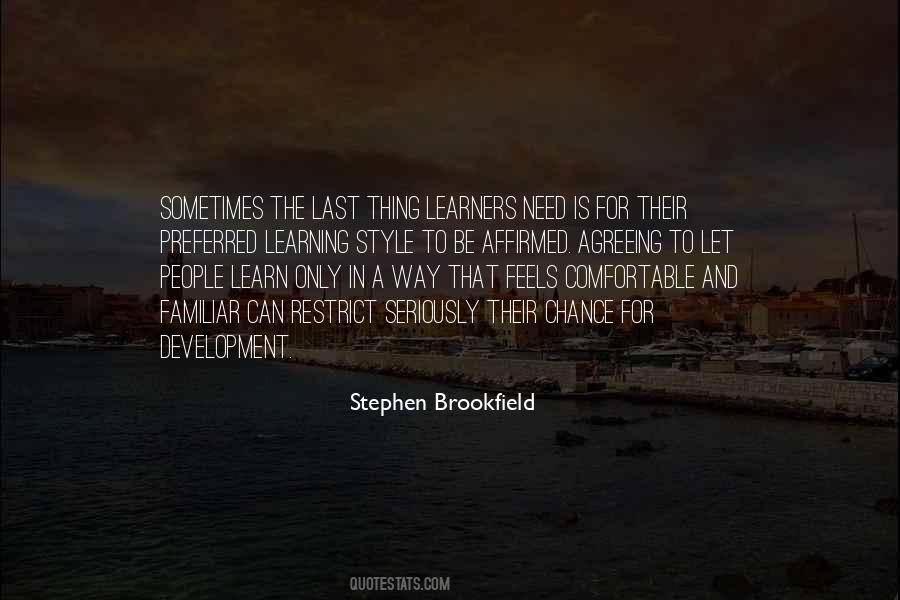 Brookfield's Quotes #1666961