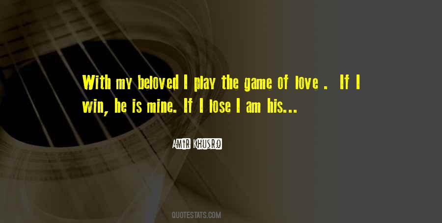 Quotes About Love Of The Game #188080