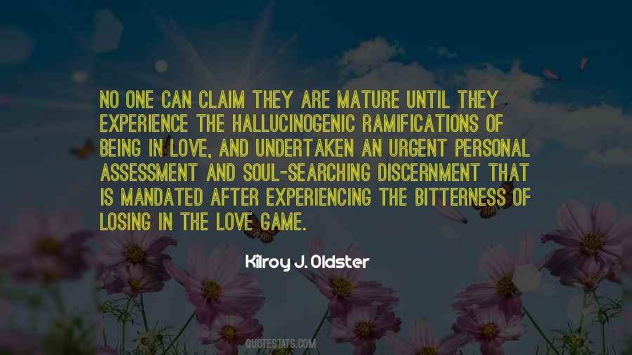 Quotes About Love Of The Game #195680