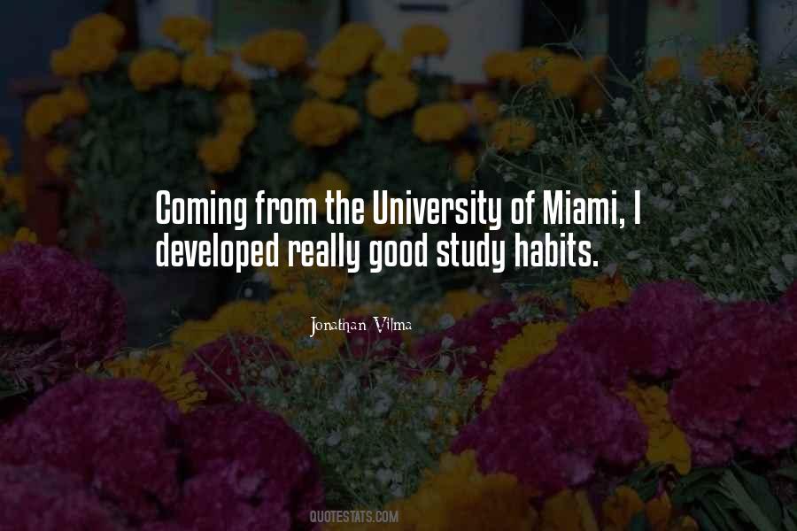 Quotes About Miami University #1595051