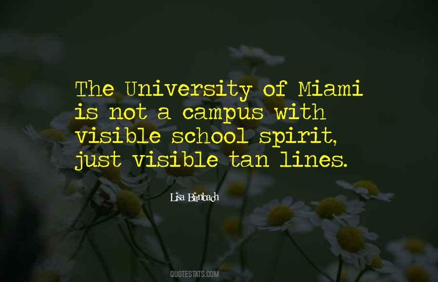 Quotes About Miami University #164032