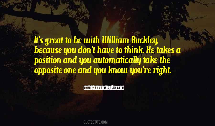 Buckley's Quotes #1644574