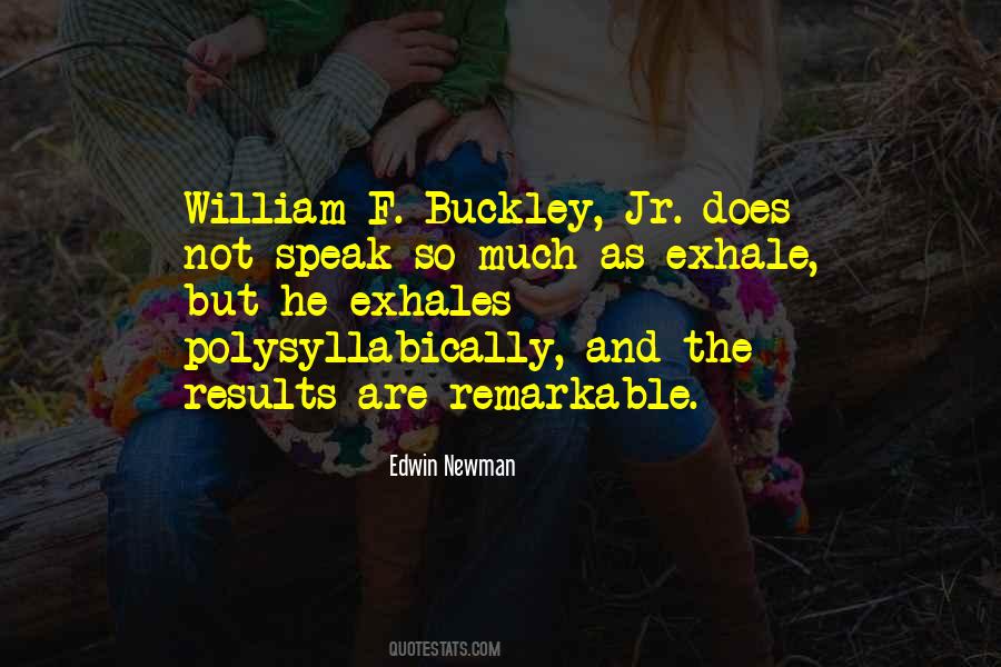 Buckley's Quotes #18696