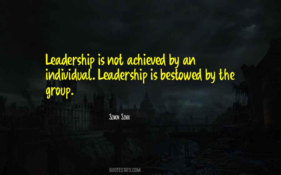 Quotes About Group Leadership #1182743