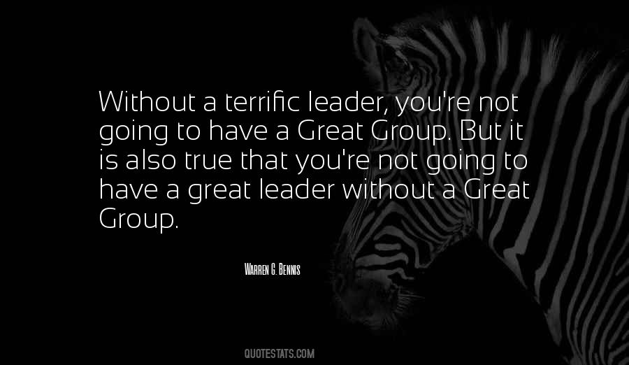 Quotes About Group Leadership #46506