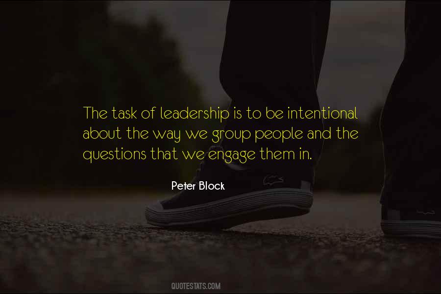 Quotes About Group Leadership #557033