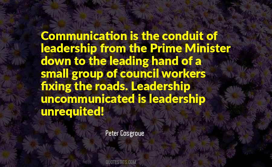 Quotes About Group Leadership #769345