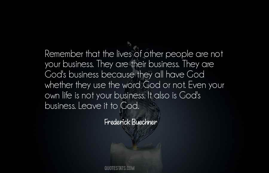 Buechner's Quotes #221855