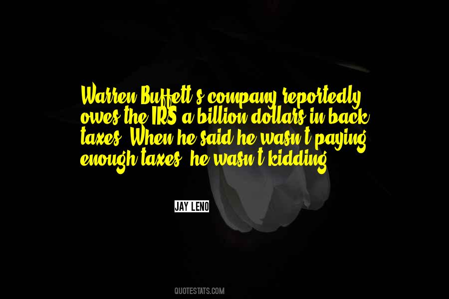 Buffett's Quotes #1364789