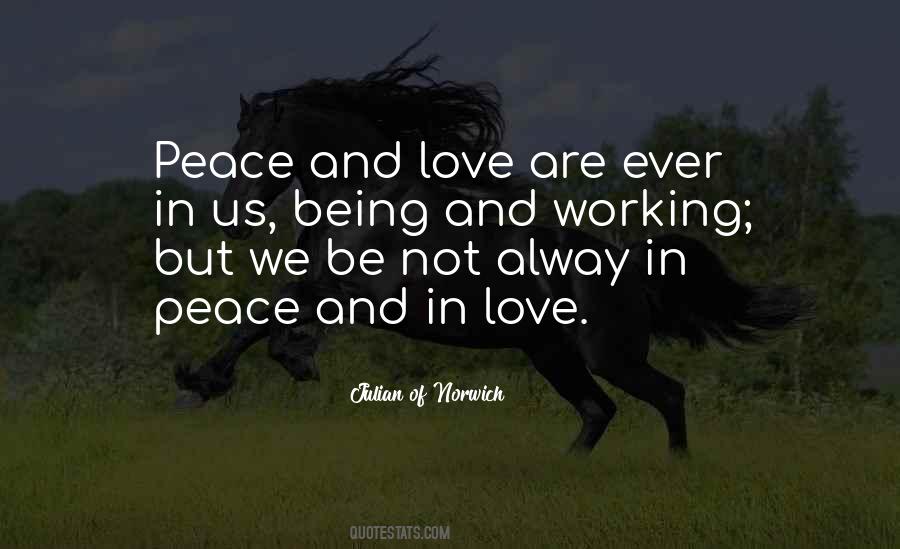 Quotes About Peace And Love #1801295