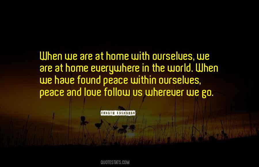 Quotes About Peace And Love #1840536