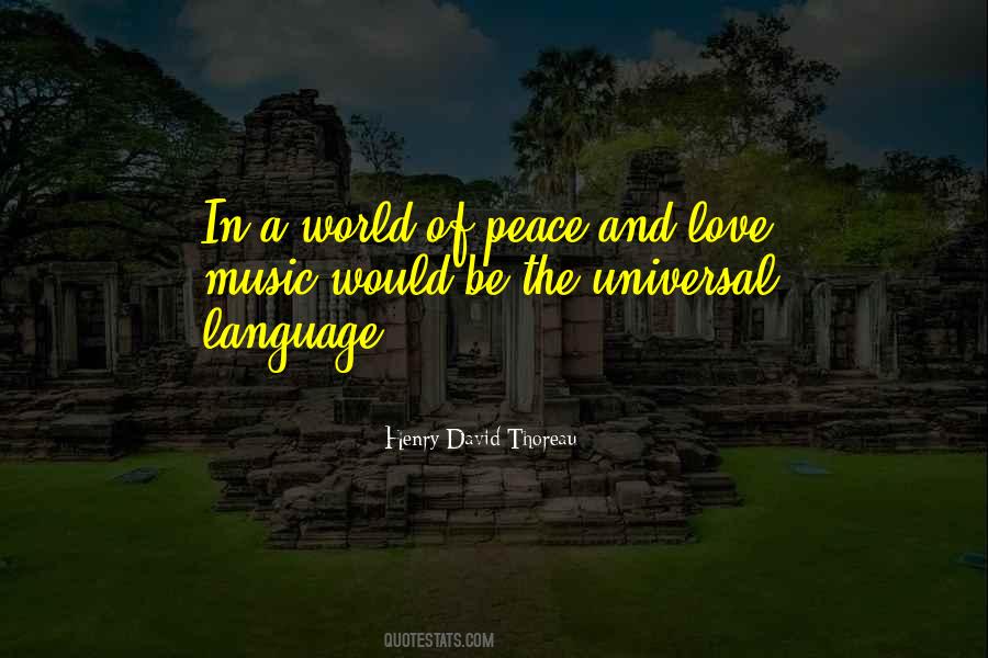 Quotes About Peace And Love #1877156