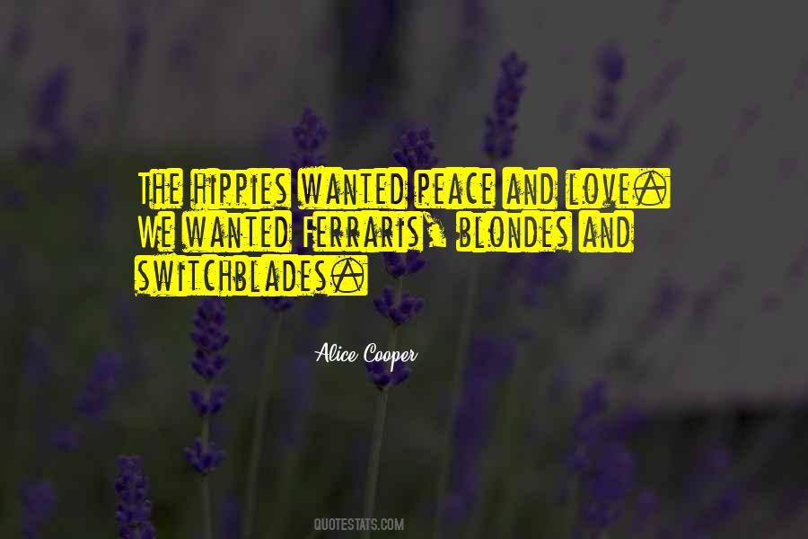 Quotes About Peace And Love #331544