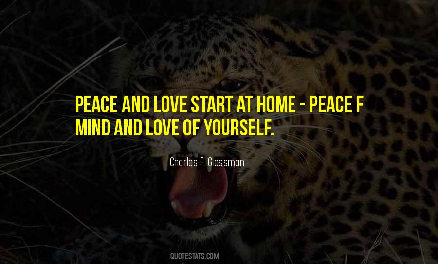 Quotes About Peace And Love #434904