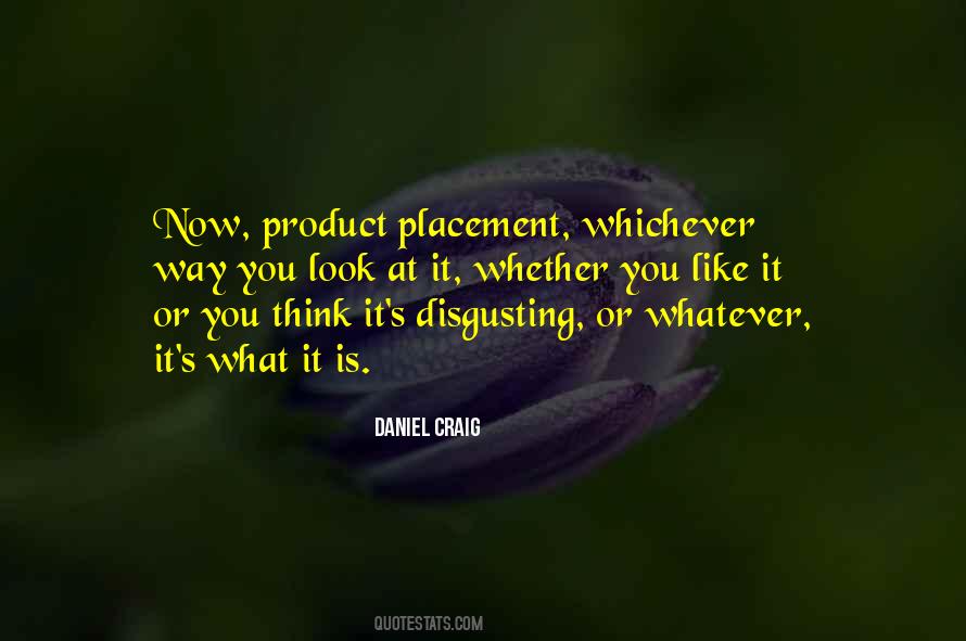 Quotes About Product Placement #1717513