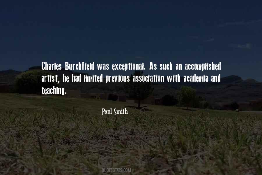 Burchfield Quotes #1555508