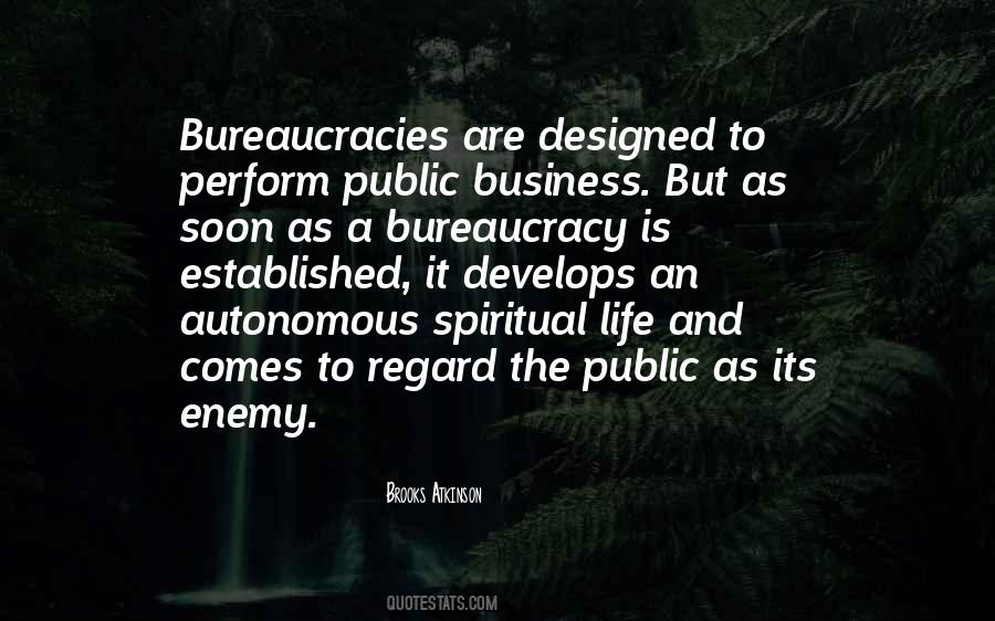 Bureaucracy's Quotes #172781