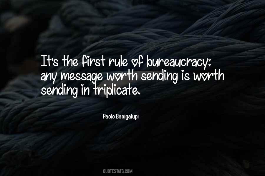 Bureaucracy's Quotes #1850939