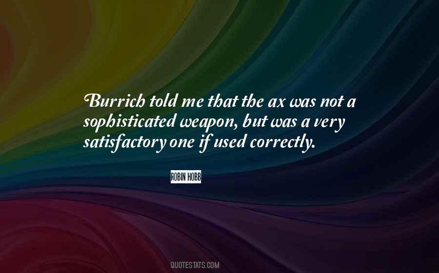 Burrich's Quotes #358053
