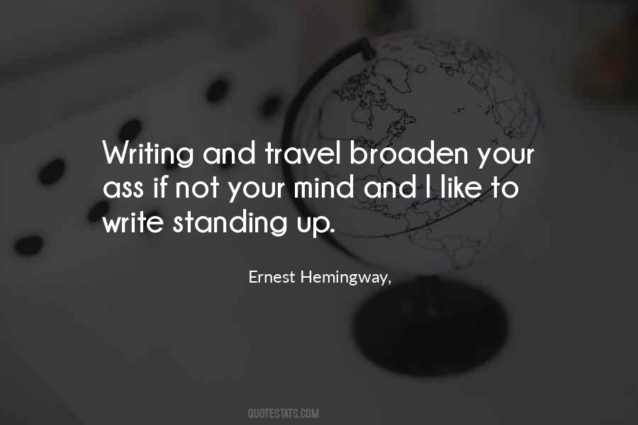 Quotes About Writing And Travel #1528376