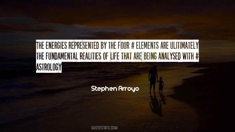 Quotes About Four Elements #1602733