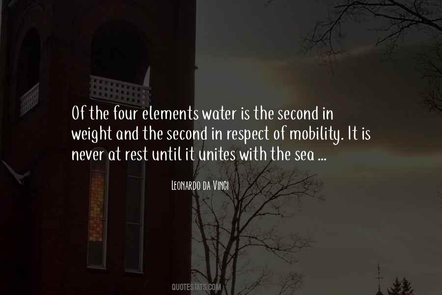 Quotes About Four Elements #284615