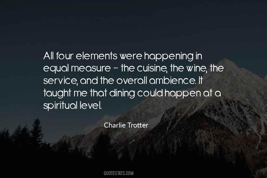 Quotes About Four Elements #734055